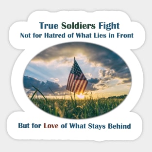 True Soldiers Sticker